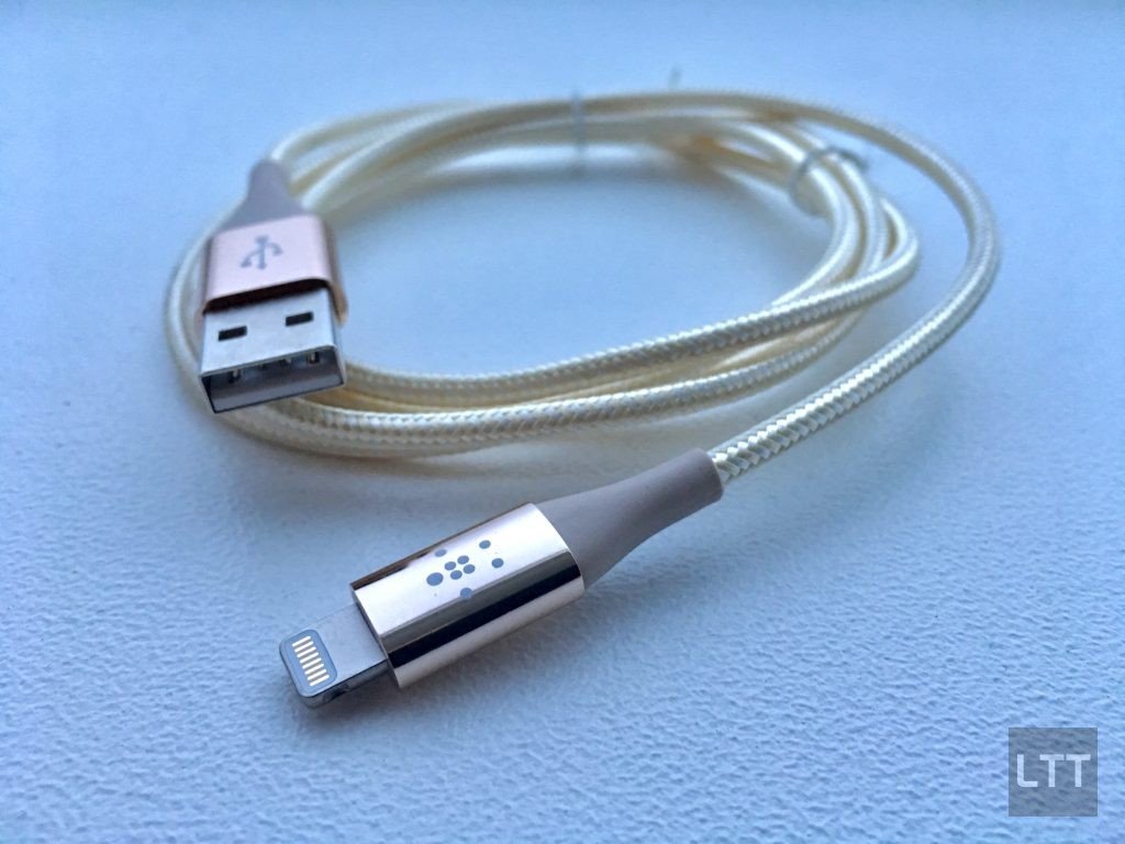 Belkin's Mixit DuraTek cable in Gold